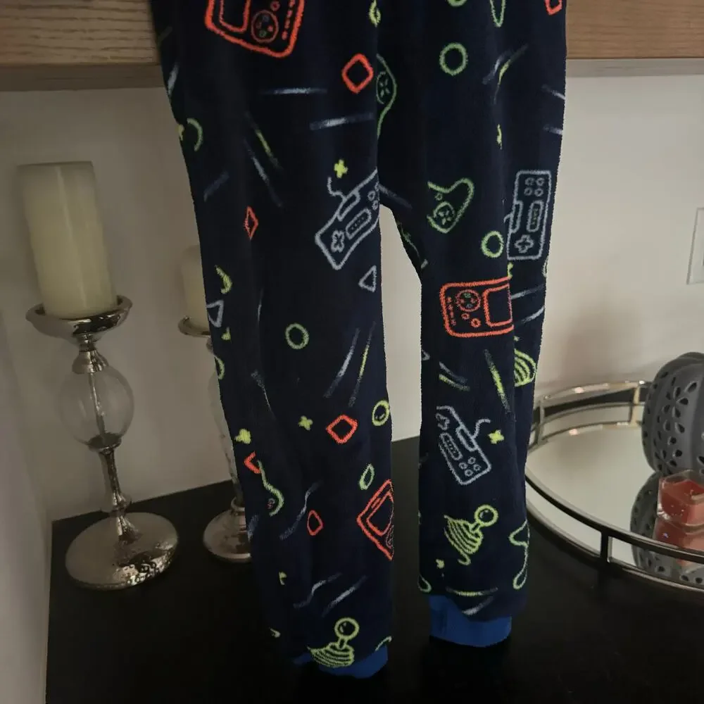 Cat & Jack Fleece Zip Up Gaming Pajamas